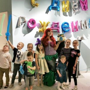 Русалочка на детском празднике аниматор