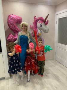 Персонажи из мультика холодное сердце на дне рождения