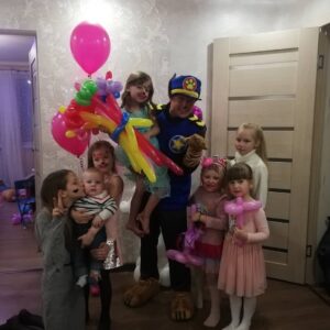 Щенячий патруль на празднике аниматор